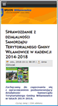 Mobile Screenshot of mgok.wilamowice.pl